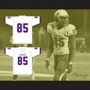 Jalen Wydermyer 85 Dickinson High School Gators White Football Jersey 1