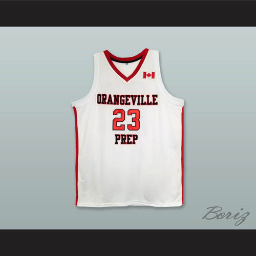 Jamal Murray 23 Orangeville Prep White Basketball Jersey