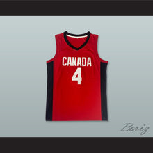 Load image into Gallery viewer, Jamal Murray 4 Team Canada Red Basketball Jersey