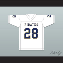 Load image into Gallery viewer, Jamal Scott 28 Independence Community College Pirates White Football Jersey