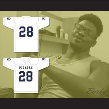 Load image into Gallery viewer, Jamal Scott 28 Independence Community College Pirates White Football Jersey