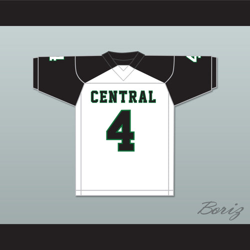 James Cook 4 Miami Central Senior High School Rockets White Football Jersey 2
