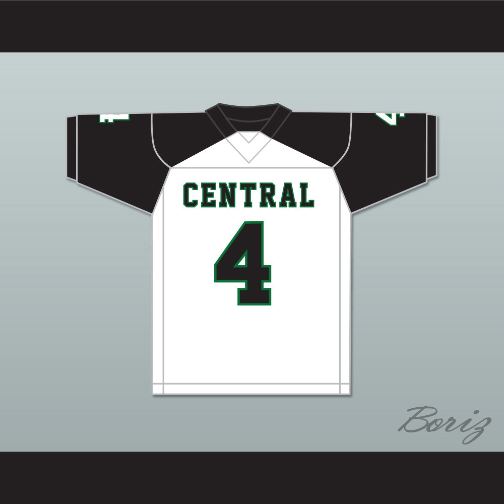 James Cook 4 Miami Central Senior High School Rockets White Football Jersey 2