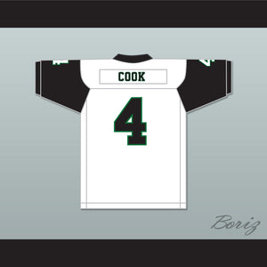James Cook 4 Miami Central Senior High School Rockets White Football Jersey 2