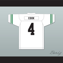 Load image into Gallery viewer, James Cook 4 Miami Central Senior High School Rockets White Football Jersey 4