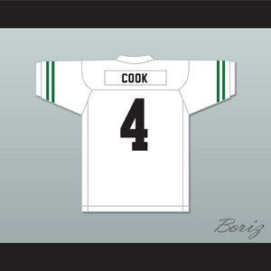 James Cook 4 Miami Central Senior High School Rockets White Football Jersey 4