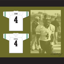 Load image into Gallery viewer, James Cook 4 Miami Central Senior High School Rockets White Football Jersey 4