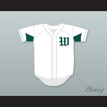 Load image into Gallery viewer, Jameson Taillon 50 The Woodlands High School Highlanders White Baseball Jersey 1