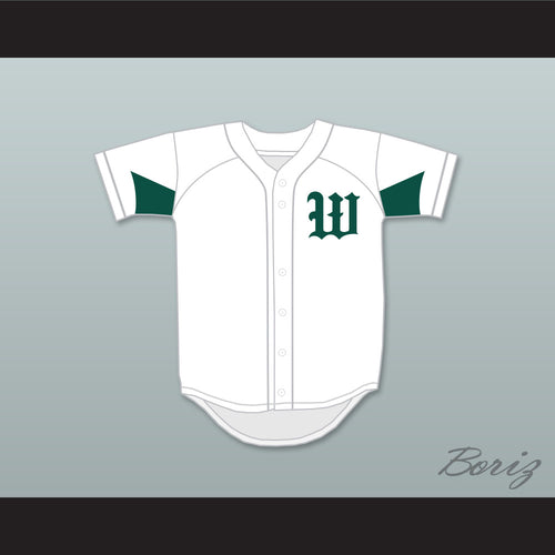 Jameson Taillon 50 The Woodlands High School Highlanders White Baseball Jersey 1