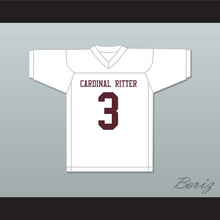 Load image into Gallery viewer, Jameson Williams 3 Cardinal Ritter College Prep High School Lions White Football Jersey 2