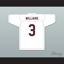 Load image into Gallery viewer, Jameson Williams 3 Cardinal Ritter College Prep High School Lions White Football Jersey 2