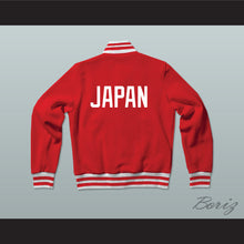 Load image into Gallery viewer, Japan Varsity Letterman Jacket-Style Sweatshirt