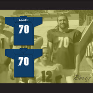 Jared Allen 70 Blindside Navy Blue Football Jersey