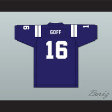 Load image into Gallery viewer, Jared Goff 16 Marin Catholic High School Navy Blue Football Jersey