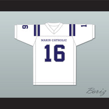 Load image into Gallery viewer, Jared Goff 16 Marin Catholic High School Wildcats White Football Jersey