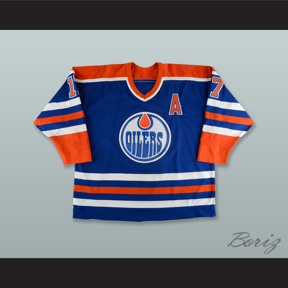 Jari Kurri 17 Edmonton Oilers Blue Hockey Jersey