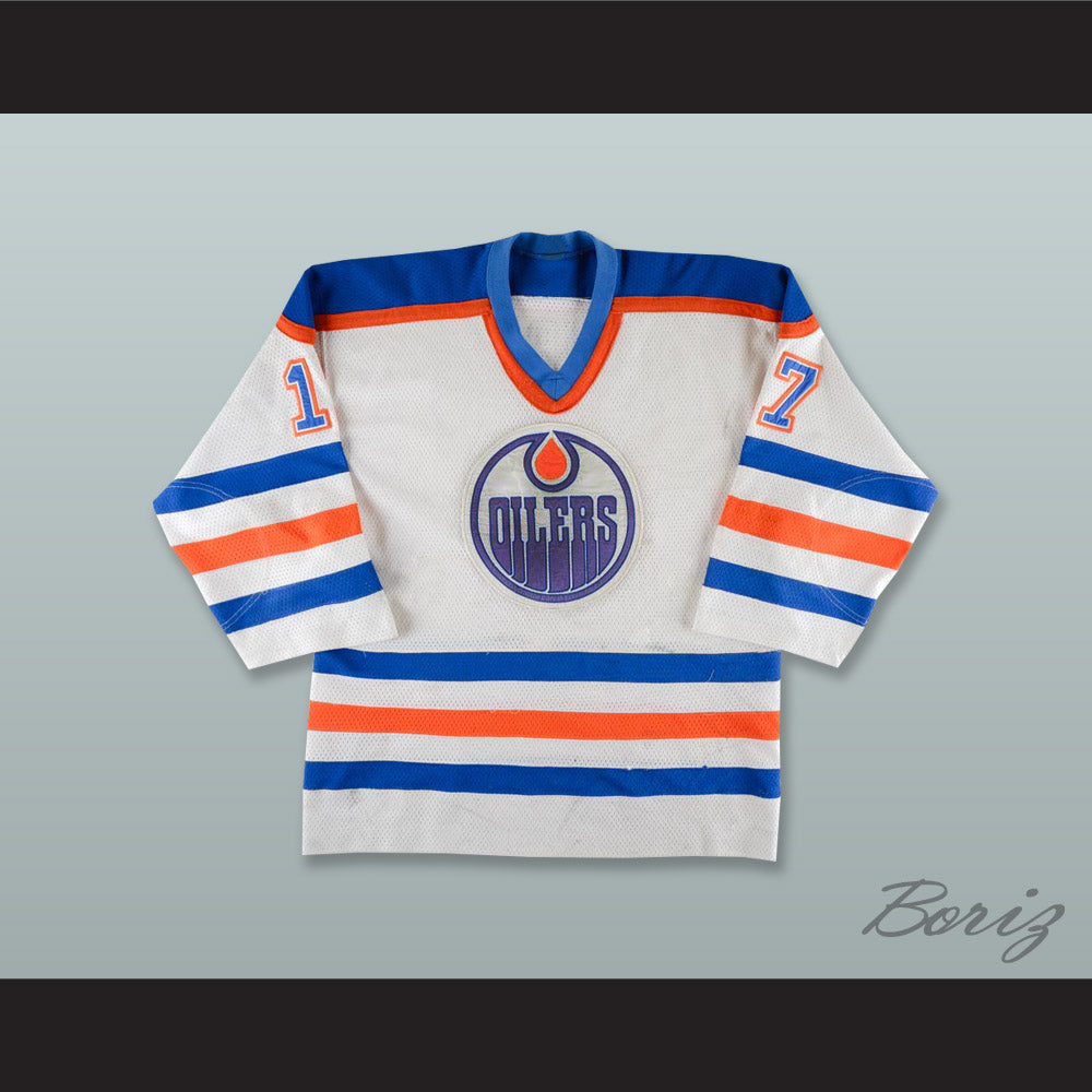 Jari Kurri 17 Edmonton Oilers White Hockey Jersey