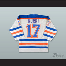 Load image into Gallery viewer, Jari Kurri 17 Edmonton Oilers White Hockey Jersey