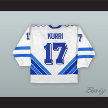 Load image into Gallery viewer, Jari Kurri 17 Finland National Team White Hockey Jersey Canada Cup