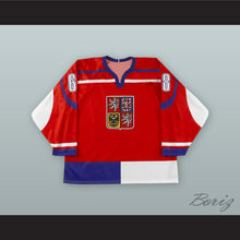 Load image into Gallery viewer, Jaromir Jagr 68 Czech Repbulic National Team Red Hockey Jersey