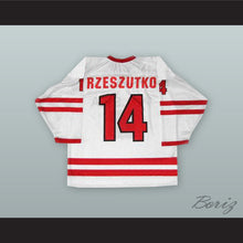Load image into Gallery viewer, Jaroslaw Rzeszutko 14 Poland National Team White Hockey Jersey