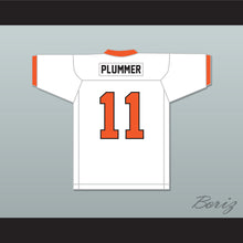 Load image into Gallery viewer, Jasmine Plummer 11 Minden Browns High School White Football Jersey The Longshots