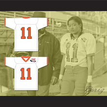 Load image into Gallery viewer, Jasmine Plummer 11 Minden Browns High School Football Jersey The Longshots