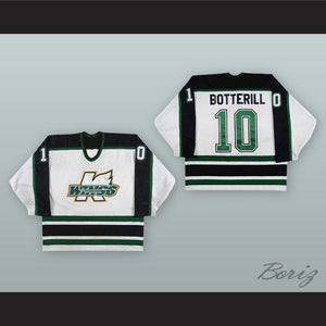 Jason Botterill 10 Michigan K-Wings White Hockey Jersey