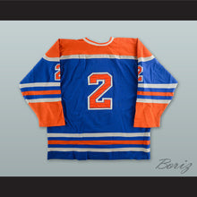 Load image into Gallery viewer, Jay Johnston 2 Fort Wayne Komets Blue Hockey Jersey
