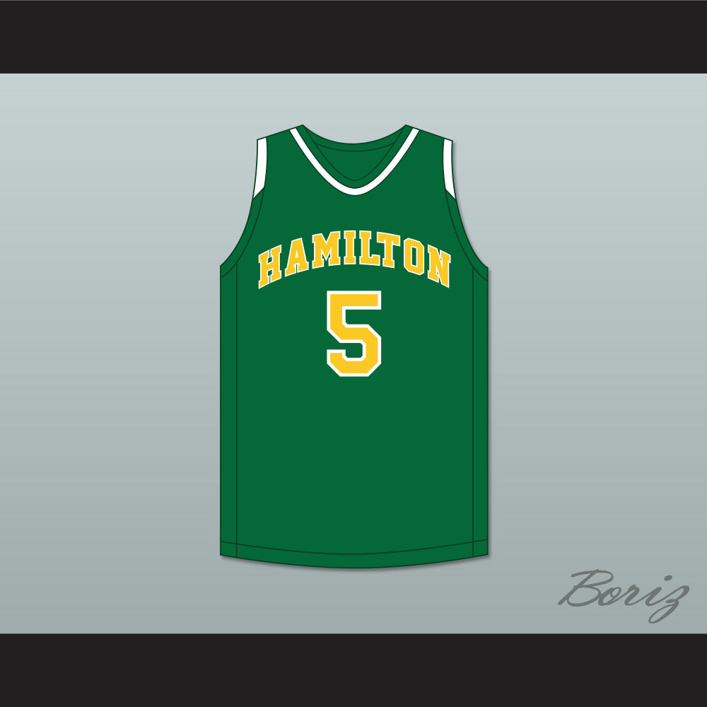 Kevon Looney 5 Alexander Hamilton High School Wildcats Green Basketball Jersey 6