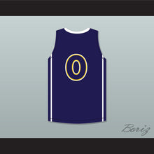 Load image into Gallery viewer, Jaylen Brown 4 Wheeler High School Wildcats Navy Blue Basketball Jersey 1