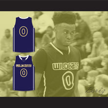 Load image into Gallery viewer, Jaylen Brown 4 Wheeler High School Wildcats Navy Blue Basketball Jersey 1