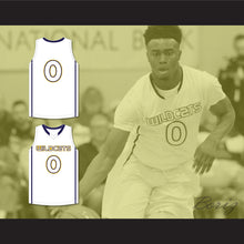 Load image into Gallery viewer, Jaylen Brown 4 Wheeler High School Wildcats White Basketball Jersey 1