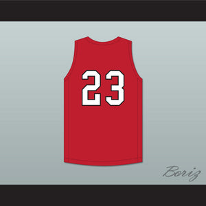 Jaylin Williams 23 Northside High School Grizzlies Red Basketball Jersey 1