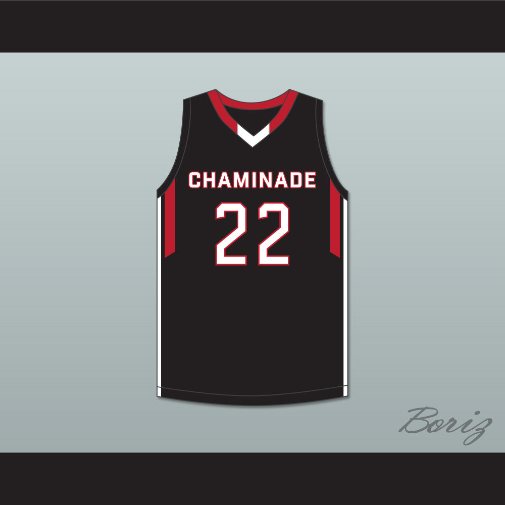 Jayson Tatum 22 Chaminade College Preparatory School Red Devils Black Basketball Jersey 2