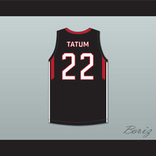 Load image into Gallery viewer, Jayson Tatum 22 Chaminade College Preparatory School Red Devils Black Basketball Jersey 2
