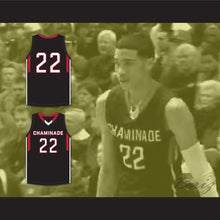 Load image into Gallery viewer, Jayson Tatum 22 Chaminade College Preparatory School Red Devils Black Basketball Jersey 1