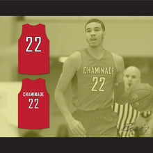 Load image into Gallery viewer, Jayson Tatum 22 Chaminade College Preparatory School Red Devils Red Basketball Jersey 1