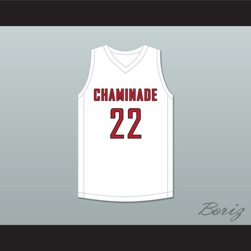 Jayson Tatum 22 Chaminade College Preparatory School Red Devils White Basketball Jersey 2