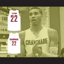 Load image into Gallery viewer, Jayson Tatum 22 Chaminade College Preparatory School Red Devils White Basketball Jersey 2