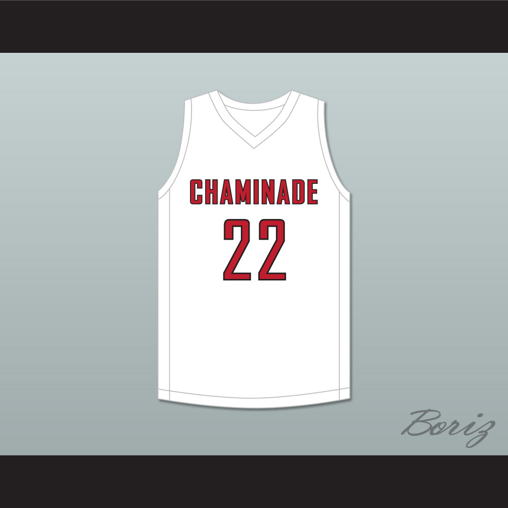 Jayson Tatum 22 Chaminade College Preparatory School Red Devils White Basketball Jersey 1