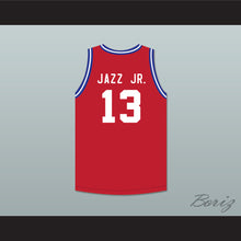 Load image into Gallery viewer, Jazz Junior 13 Philadelphia Red Basketball Jersey