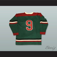 Load image into Gallery viewer, Jean Beliveau 9 Le Gros Bill Quebec Aces Dark Green Hockey Jersey