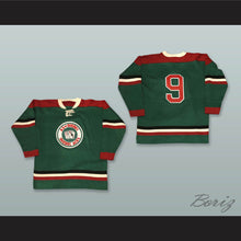 Load image into Gallery viewer, Jean Beliveau 9 Le Gros Bill Quebec Aces Dark Green Hockey Jersey