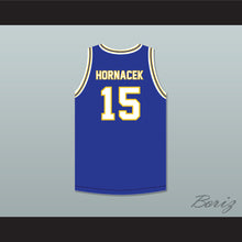 Load image into Gallery viewer, Jeff Hornacek 15 Lyons Township High School Lions Royal Blue Basketball Jersey 2