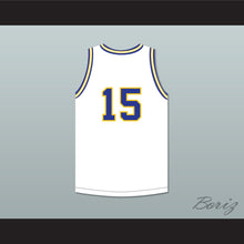 Load image into Gallery viewer, Jeff Hornacek 15 Lyons Township High School Lions White Basketball Jersey 1