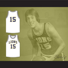 Load image into Gallery viewer, Jeff Hornacek 15 Lyons Township High School Lions White Basketball Jersey 1