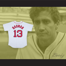 Load image into Gallery viewer, Jeff Bauman 13 Boston White Baseball Jersey Stronger