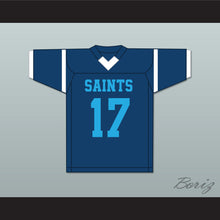 Load image into Gallery viewer, Jelani Woods 17 Cedar Grove High School Saints Navy Blue Football Jersey 1