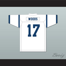 Load image into Gallery viewer, Jelani Woods 17 Cedar Grove High School Saints White Football Jersey 2